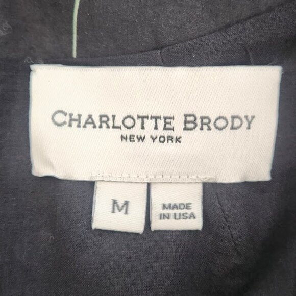 Charlotte Brody Cap Sleeve Fit & Flare Style Floral Dress size Medium - Picture 5 of 5